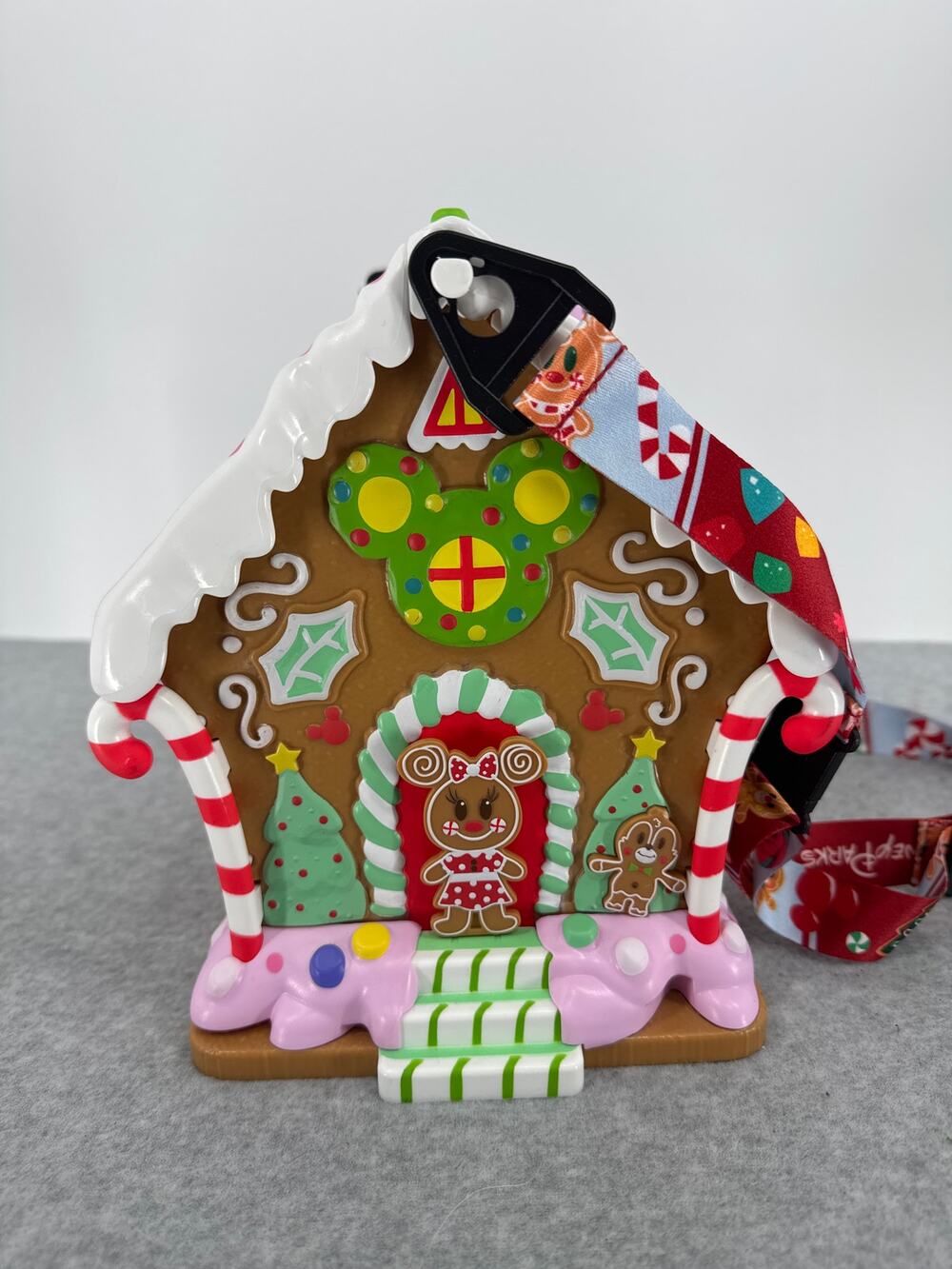 Disney 2024 New Christmas Mickey Minnie Gingerbread House Popcorn Bucket Holiday